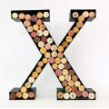 2020 custom color home decor wall mounted metal wine cork holder for wine lovers